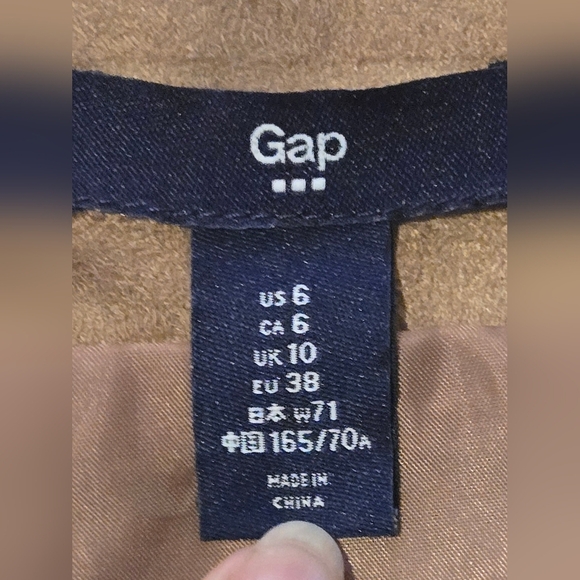 NWOT GAP Stylish Brown Skirt with Button Detail - Picture 3 of 6